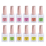 Cre8tion Hema Free Semi-Sheer Collection 0.5oz - Full Set 72 Colors with Color Book