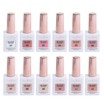 Cre8tion Hema Free Semi-Sheer Collection 0.5oz - Full Set 72 Colors with Color Book