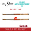 Cre8tion Kolinsky Acrylic Brush Forrest - Buy 1 Get 1 Free