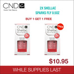 CND 2x Shellac - Sparks Fly 0.5oz - Buy 1 Get 1 Free