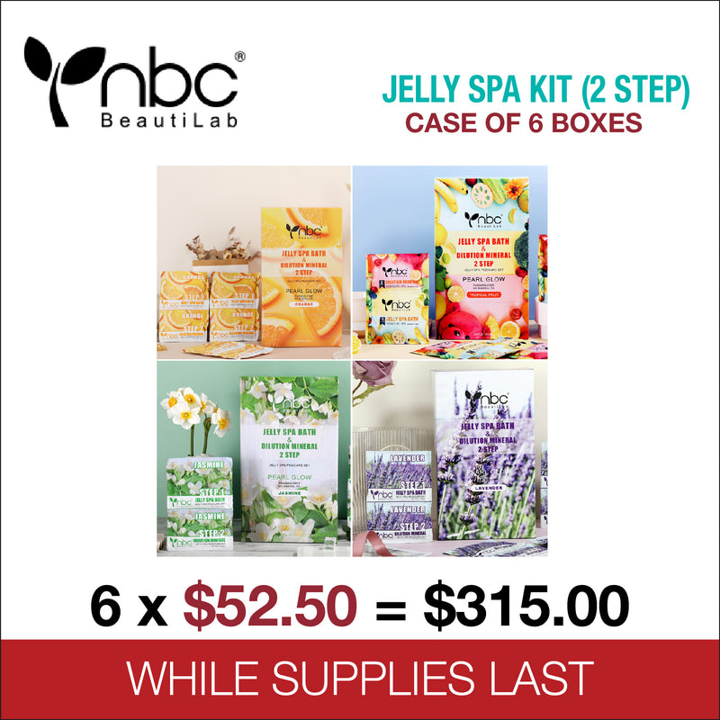 NBC Jelly Spa Kit (2 Step) Case Of 6 Boxes