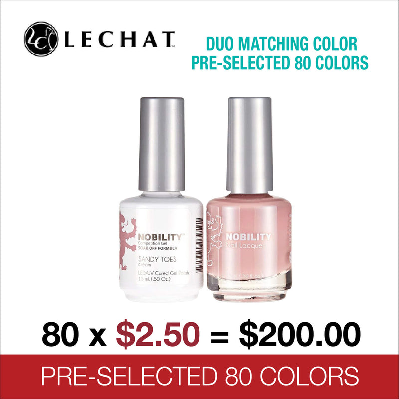 Lechat Nobility Duo Matching Color - Pre-Selected 80 Colors