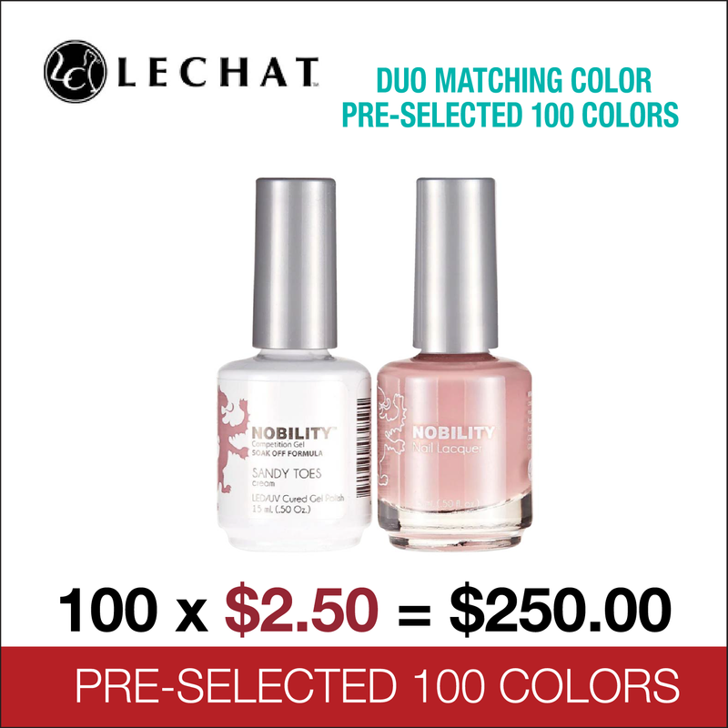 Lechat Nobility Duo Matching Color - Pre-Selected 100 Colors