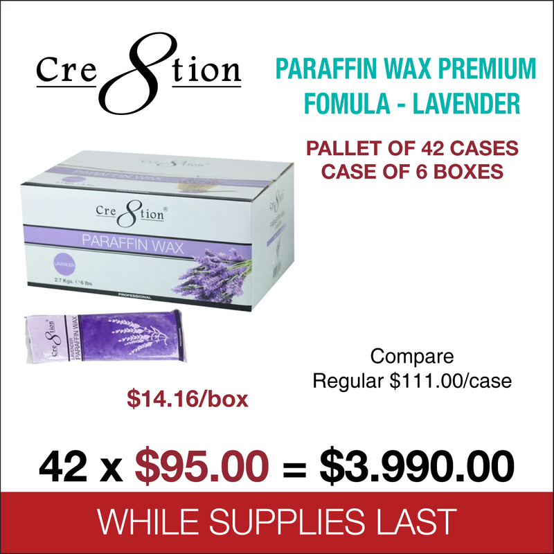 Cre8tion Premium Paraffin Wax - 42 Cases