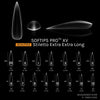 SOFGEL SOFTIPS PRO™ XV Sculpted Stiletto Extra Extra Long (Box of 360pcs)