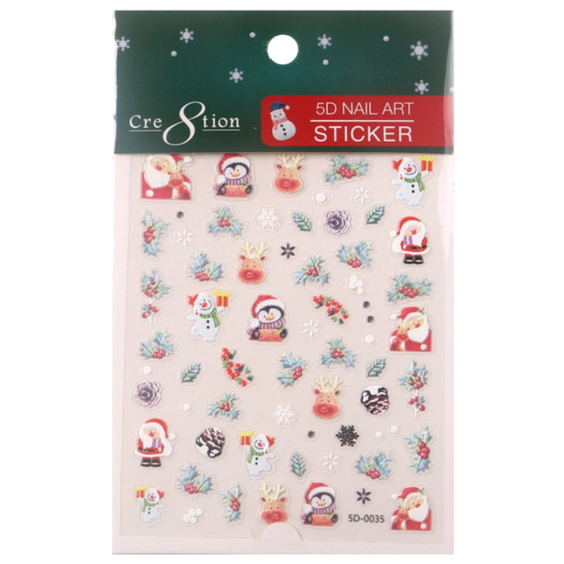 Cre8tion Nail Art Sticker Christmas (32 Styles)