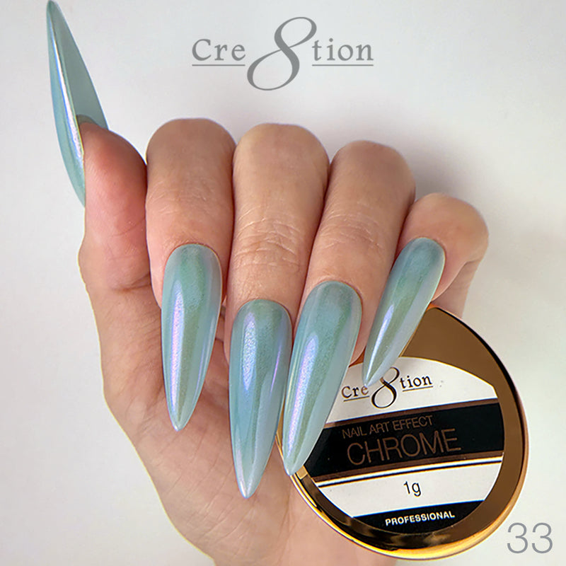 Cre8tion -  Chrome Nail Art Effect 33 - 1g