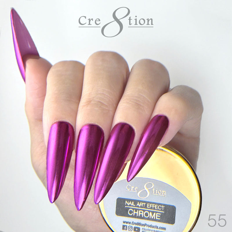 Cre8tion -  Chrome Nail Art Effect 55 - 1g