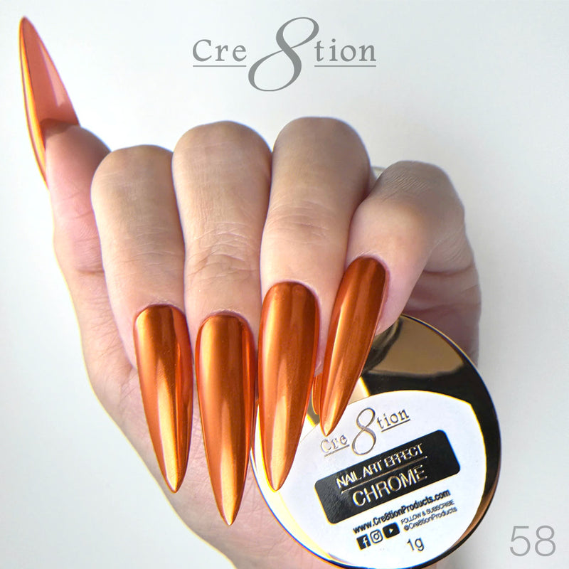 Cre8tion -  Chrome Nail Art Effect 58 - 1g