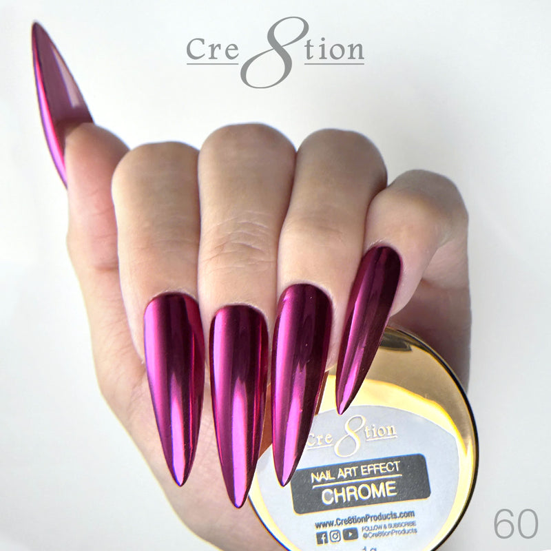 Cre8tion -  Chrome Nail Art Effect 60 - 1g