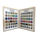 Cre8tion Acrylic Booklet - Nail Art Chrome, Crystal Chrome, White Pearl, White Silk & Pixie Dust 72 colors