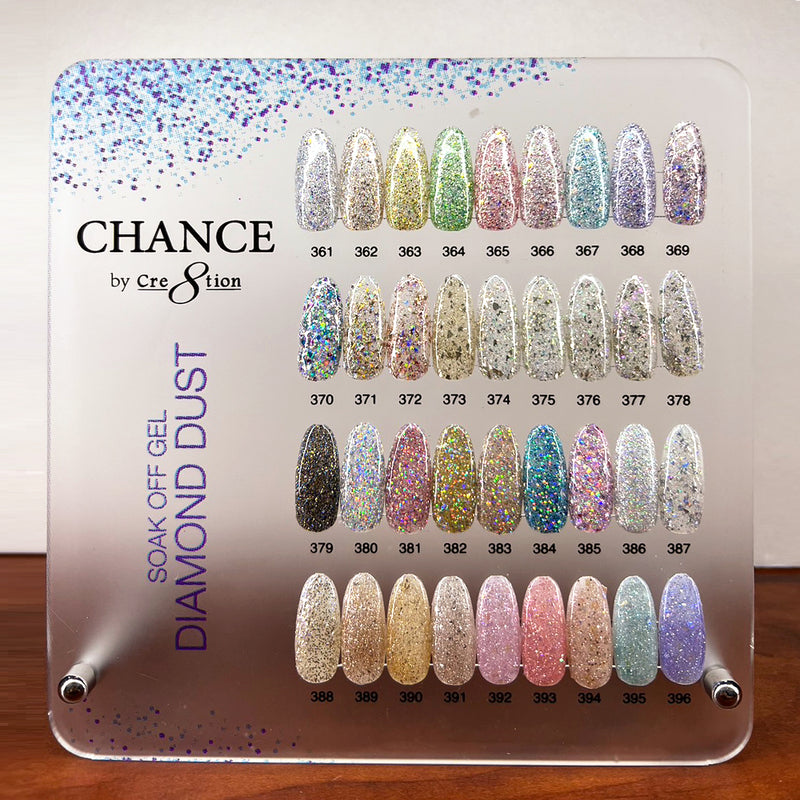 Chance Counter Display Color Chart - Diamond Dust Collection