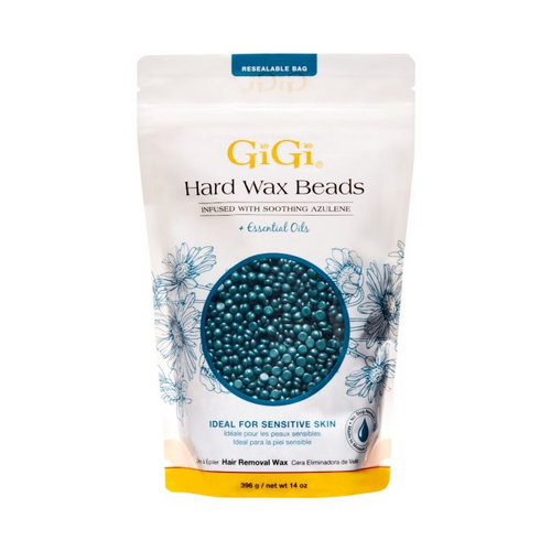 Gigi Hard Wax Beads Infused with Soothing Azulene 14oz 24 pcs./case