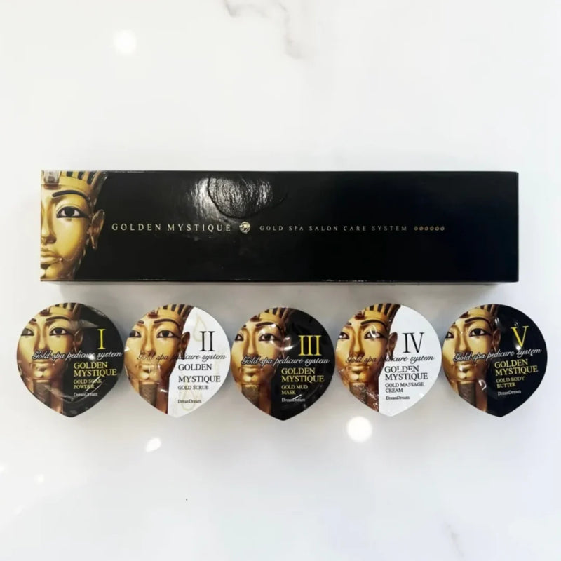 Mademoiselle - Pedicure 5 in 1 Kit - Golden Mystique