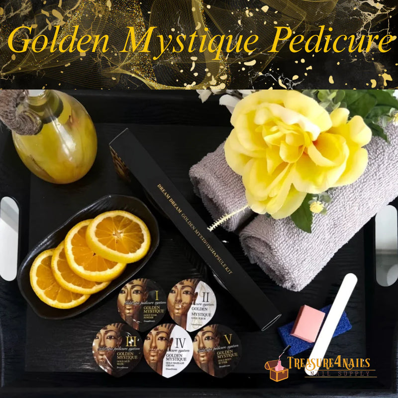 Mademoiselle - Pedicure 5 in 1 Kit - Golden Mystique