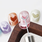 Cat Eye Heart Magnet