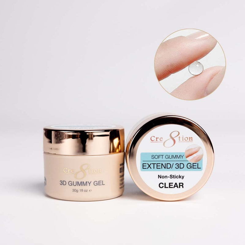 Cre8tion Soft Gummy Extend/ 3D Gel in Jar 30g Clear