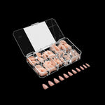 Apres Neutrals Gel - X Nail Chloe Natural Stiletto Short Box Of 150pcs