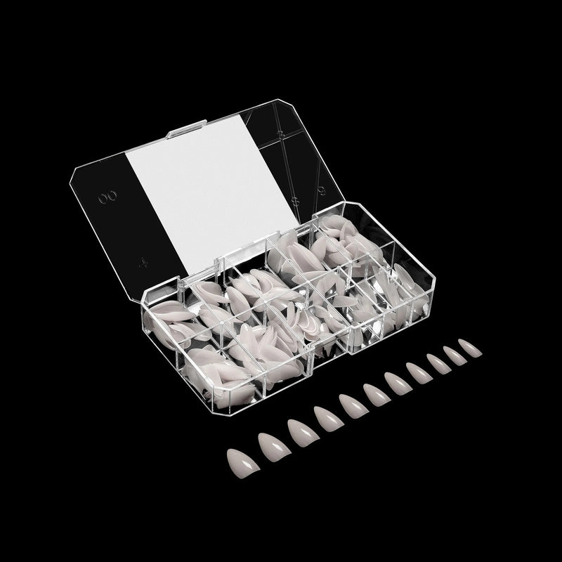 Apres Neutrals Gel - X Nail Whitney Natural Stiletto Short Box Of 150pcs