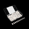 Apres Neutrals Gel - X Nail Whitney Natural Coffin Short Box Of 150pcs