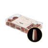 Apres Neutrals Gel - X Nail Imani Natural Coffin Medium Box Of 150pcs