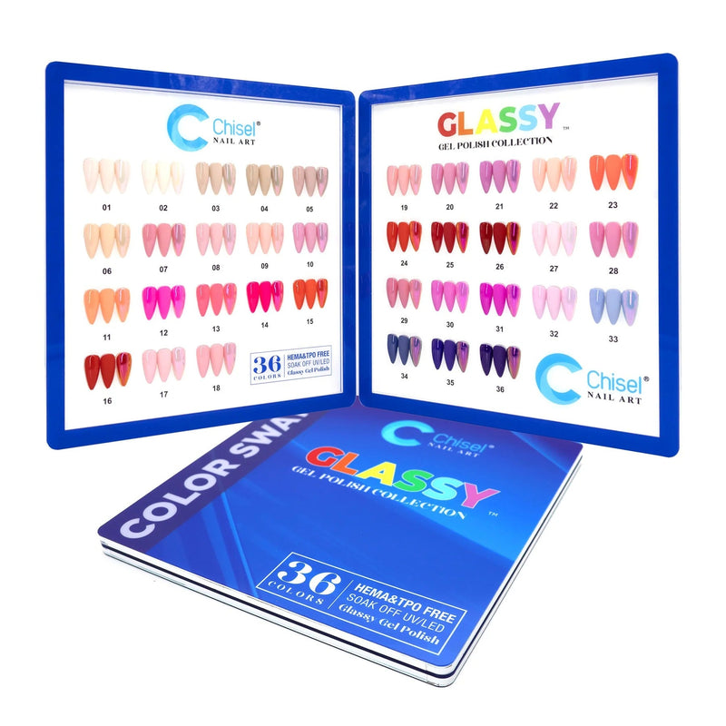 Chisel Glassy Gel Set 36 Colors