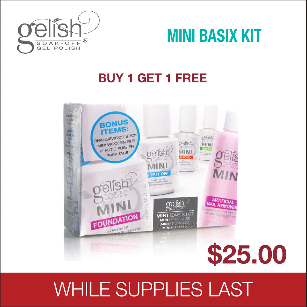 Gelish - Mini Basix Kit - Buy 1 get 1 Free