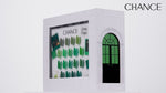 Chance Green Escape Collection 0.5oz - 18 Colors w/ 1 Counter Display & 6 Chance No Wipe Top Coat 0.5oz