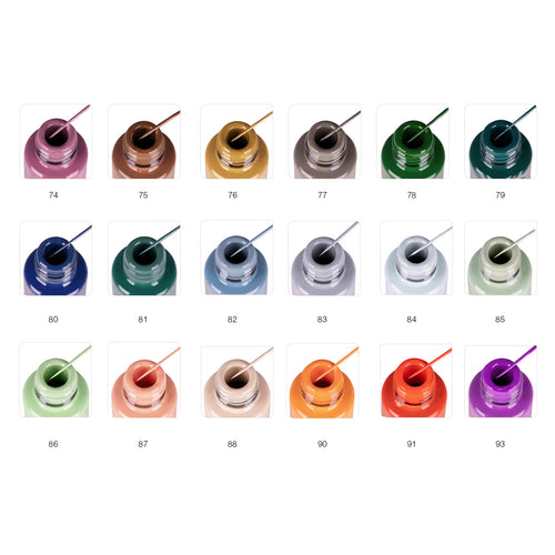 Cre8tion Detailing Nail Art Gel - Winter Collection (See List) w/ 1 Top Diamond 0.5oz & 1 Detailing Gel Holder