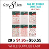 Cre8tion Nail Art Sticker Christmas (29 Styles)