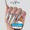 Cre8tion White Silk Chrome Nail Art Effect 1g