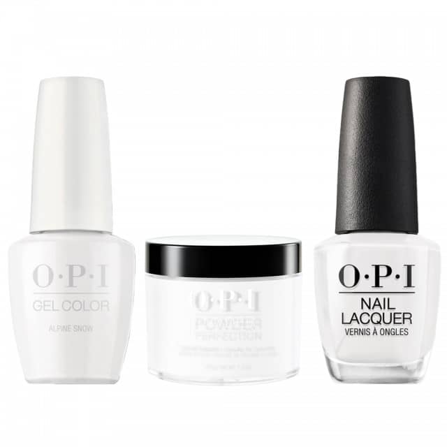 OPI COMBO 3 in 1 Matching - GCL00-NLL00-DPL00 Appine Snow