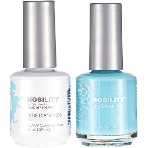 Nobility Gel Polish & Nail Lacquer, Blue Diamonds - NBCS105
