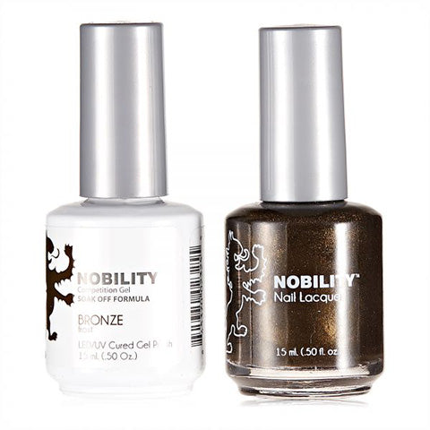 Nobility Gel Polish & Nail Lacquer, Bronze - NBCS007