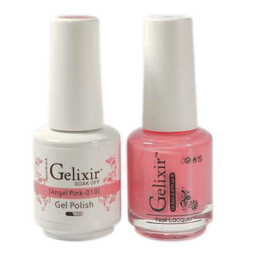 Gelixir - Matching Color Soak Off Gel - 010 Angel Pink