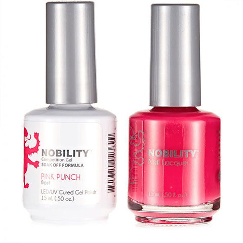 Nobility Gel Polish & Nail Lacquer, Pink Punch - NBCS051