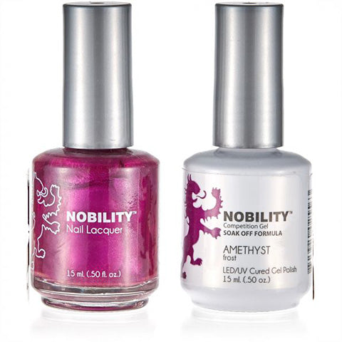 Nobility Gel Polish & Nail Lacquer, Amethyst - NBCS106