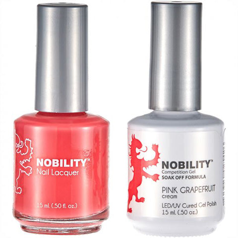 Nobility Gel Polish & Nail Lacquer, Pink Grapefruit - NBCS092