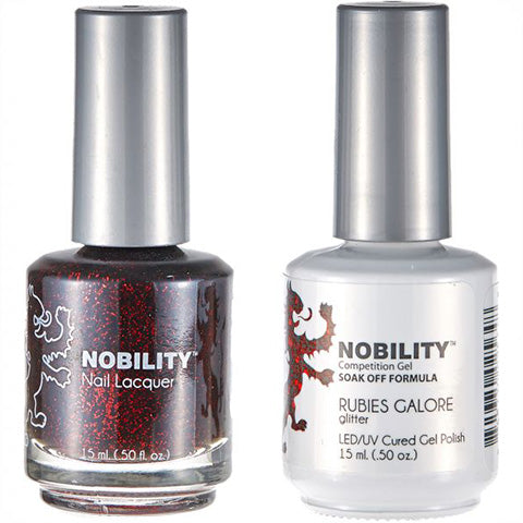 Nobility Gel Polish & Nail Lacquer, Rubies Galore - NBCS114