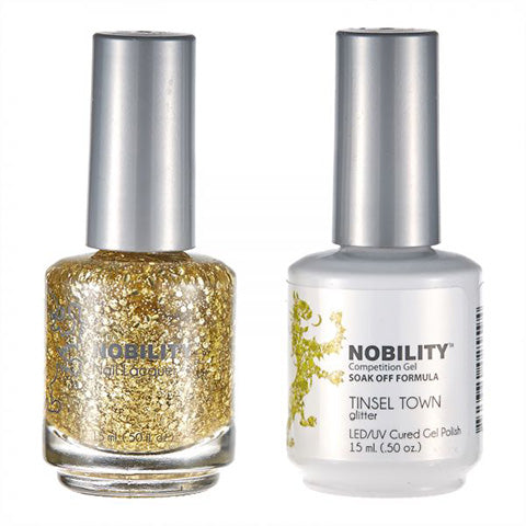 Nobility Gel Polish & Nail Lacquer, Tinsel Town - NBCS109
