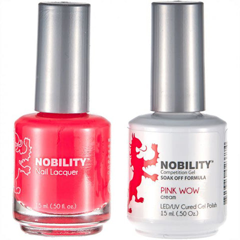 Nobility Gel Polish & Nail Lacquer, Pink Wow - NBCS059