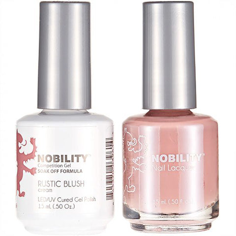 Nobility Gel Polish & Nail Lacquer, Rustic Blush - NBCS143