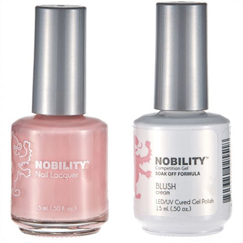 Nobility Gel Polish & Nail Lacquer, Blush - NBCS101