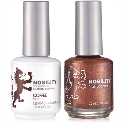 Nobility Gel Polish & Nail Lacquer, Coffee - NBCS023