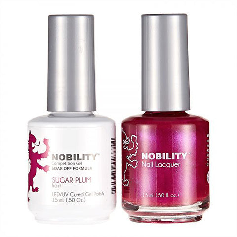 Nobility Gel Polish & Nail Lacquer, Sugar Plum - NBCS017