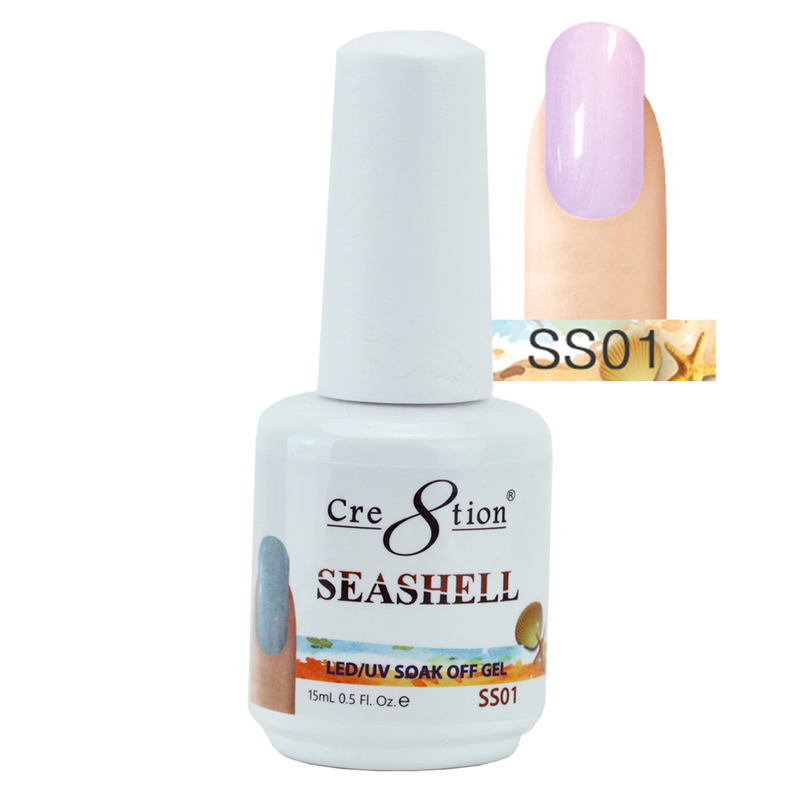 Cre8tion - Seashell Soak Off Gel .5oz SS01