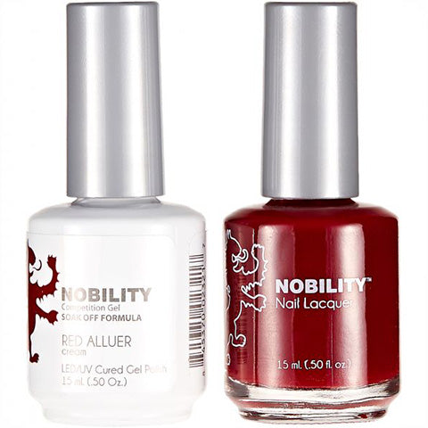 Nobility Gel Polish & Nail Lacquer, Red Alluer - NBCS003