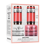 Cre8tion Matching Color Gel & Nail Lacquer 23 Coral