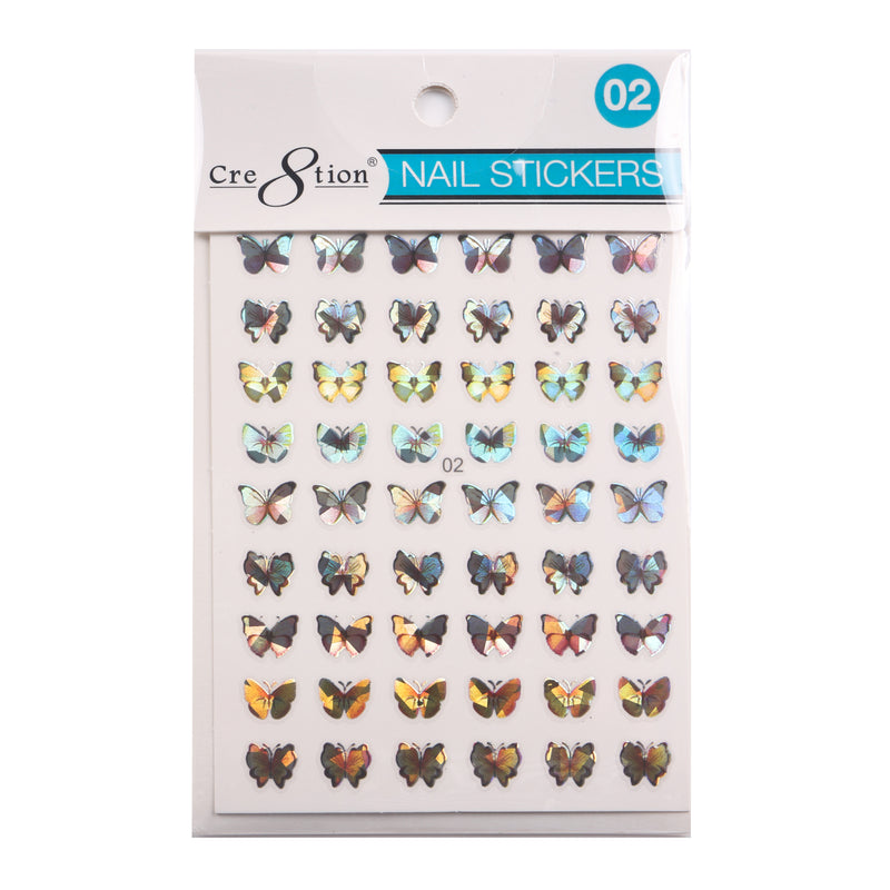 Cre8tion Nail Art Sticker Butterfly 02