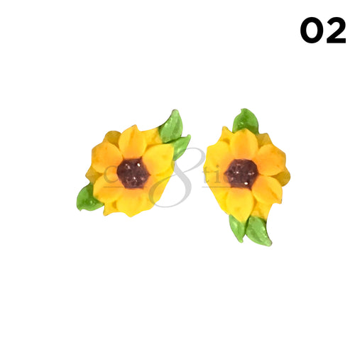 Cre8tion Handmade Acrylic flowers 2 pcs. 02